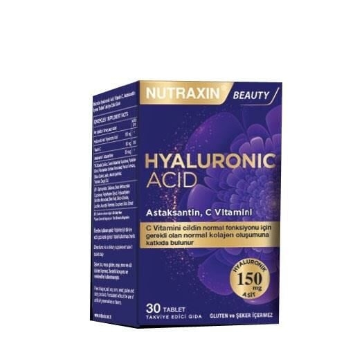 Nutraxin Beauty Hyaluronik Acid 30 Tablet - NUTRAXIN