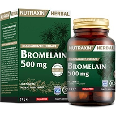 Nutraxin Bromelain 60 Kapsül - 1