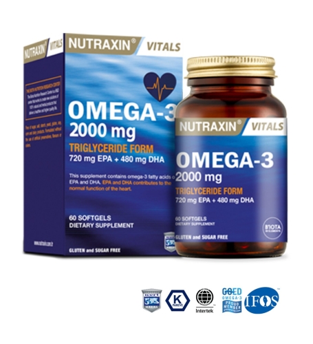 Nutraxin Omega-3 2000 mg 60 Kapsül - 1
