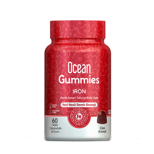 Ocean Gummies İron Demir 60 Çiğnenebilir Jel - 1