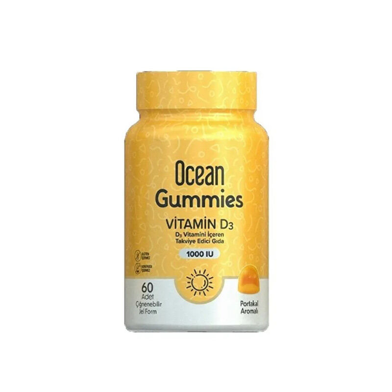 Ocean Gummies Vitamin D3 60 Çiğneme Form - 1