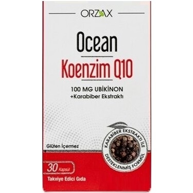 Ocean Koenzim Q10 30 Kapsül - Orzax