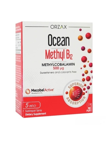 Ocean Methyl B12 Sprey 500 mcg 5 ml - 1