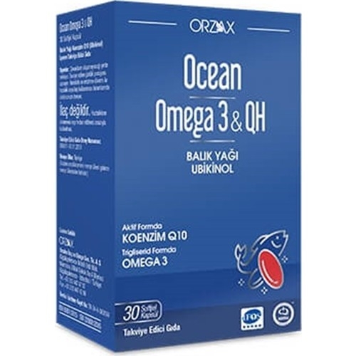Ocean Omega 3 & QH 30 Yumuşak Kapsül - 1