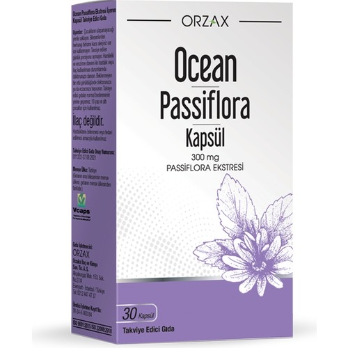 Ocean Passiflora 30 Kapsül - Orzax