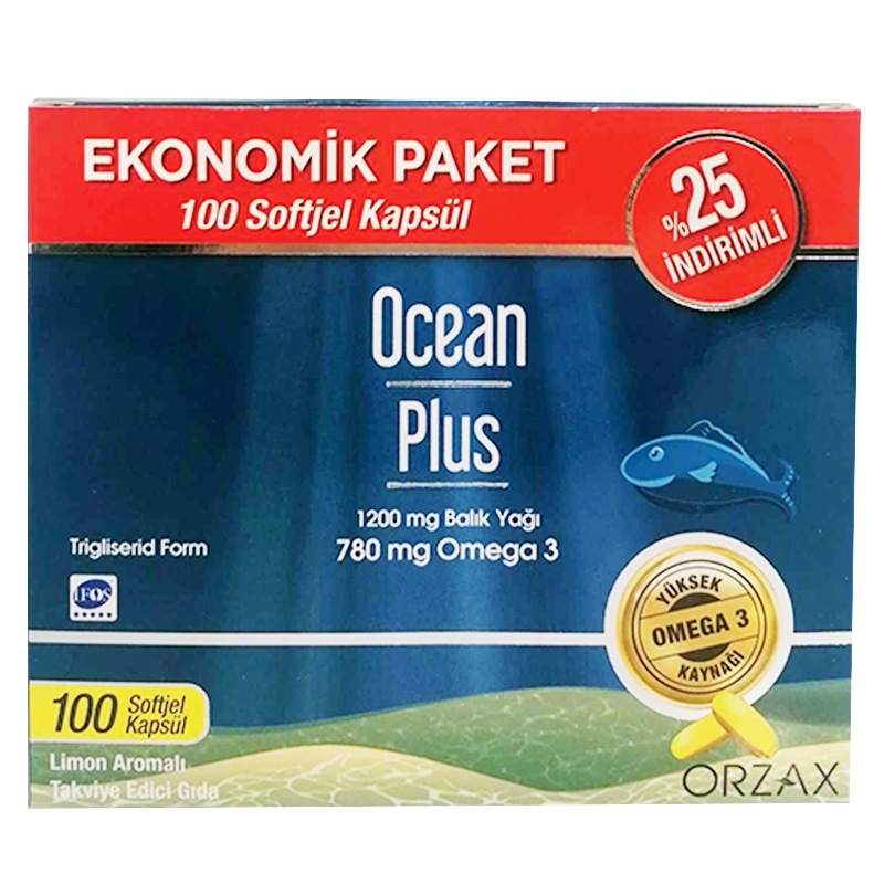 Ocean Plus 1200 mg 50+50 Softjel - 1 Alana 1 Bedava - 2