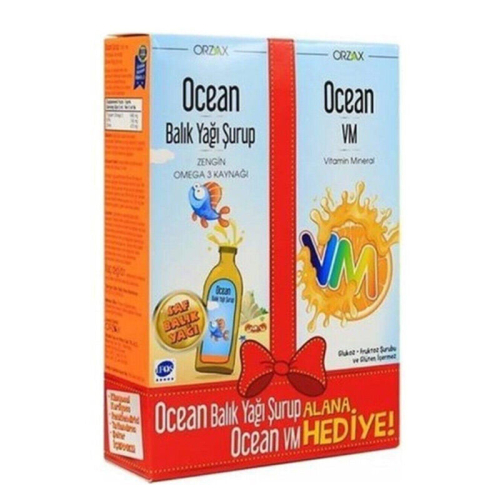 Ocean Portakal Şurup 150 ml + Ocean VM Şurup 150 ml - 1