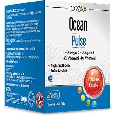 Ocean Pulse 30 Kapsül - Orzax