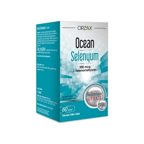 Ocean Selenyum 200 mcg 60 Tablet - Orzax