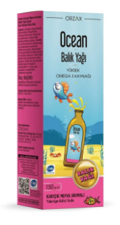 Ocean Tutti Frutti Karışık Meyve Aromalı Balık Yağı Şurup 150 ml - 1
