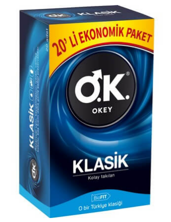 Okey Prezervatif Klasik 20'li - Ekonomik - 1