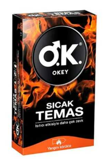 Okey Prezervatif Sıcak Temas 10'lu - OKEY