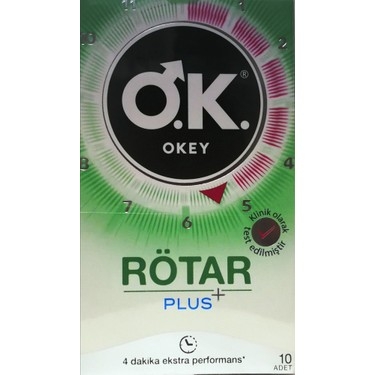 Okey Prezervatif Rötar Plus 10'lu - OKEY