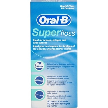 Oral-B Diş İpi Super Floss 50'li - P&G