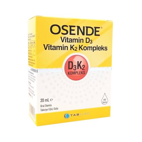 Osende D3K2 Complex Damla 20 ml - TAB İlaç