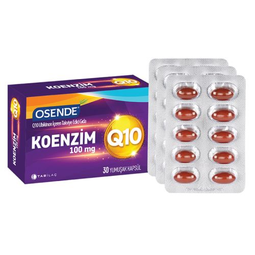 Osende Koenzim Q10 100 mg 30 Kapsül - TAB İlaç