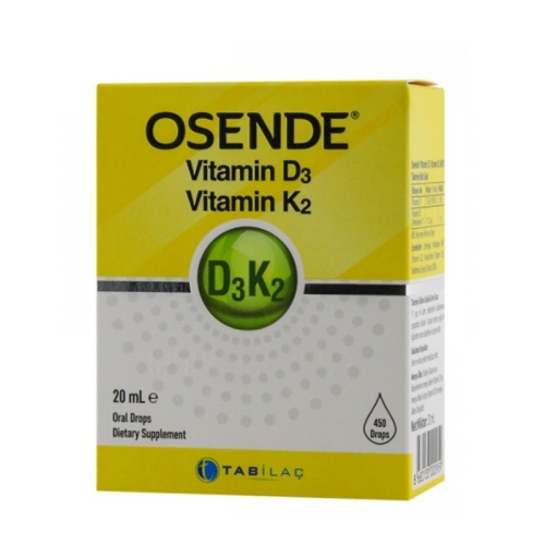 Osende Vitamin D3 K2 Damla 20 ml - TAB İlaç