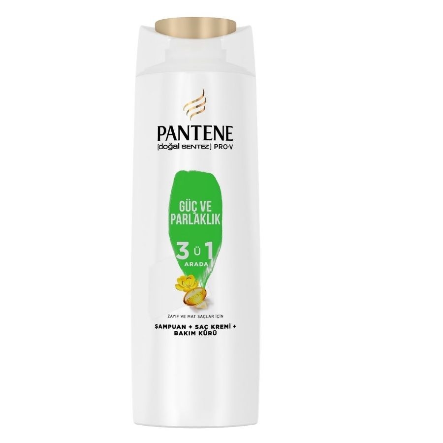 Pantene Pro-V Doğal Sentez 3'ü 1 Arada Şampuan Güç ve Parlaklık 350 ml - 1