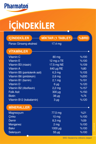 Pharmaton Vitality 60 Tablet - 7