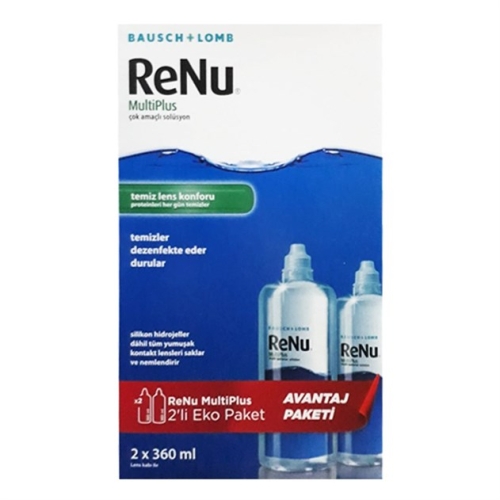 Renu Multiplus Lens Solüsyonu 360 ml - İkili Kofre - Bausch + Lomb