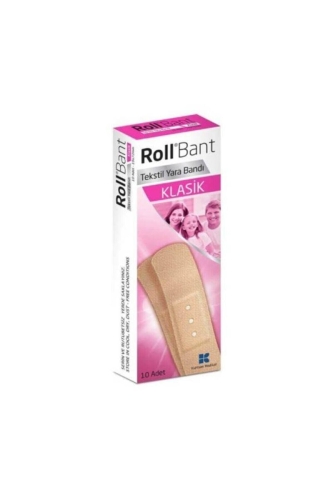 Roll Bant Tekstil Yara Bandı Klasik 10'lu - 1