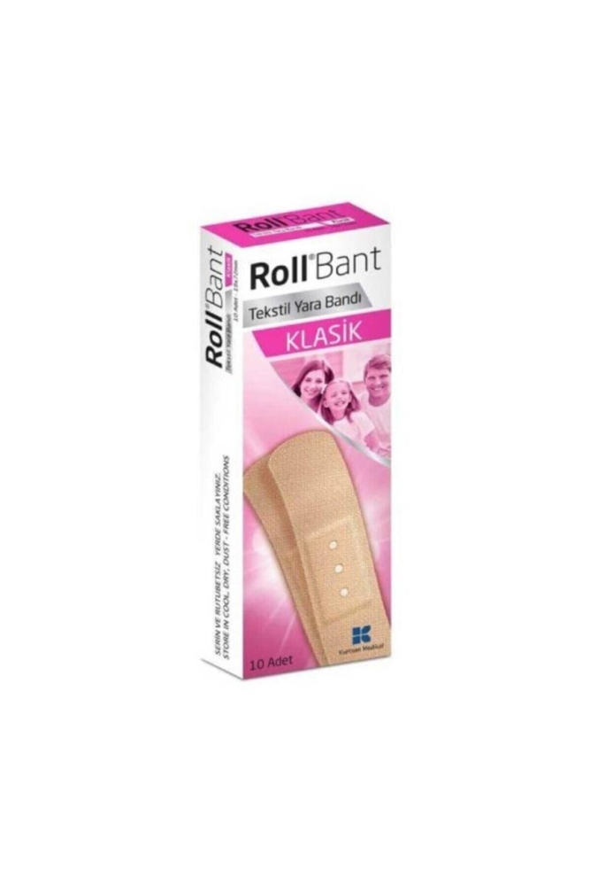 Roll Bant Tekstil Yara Bandı Klasik 10'lu - 1