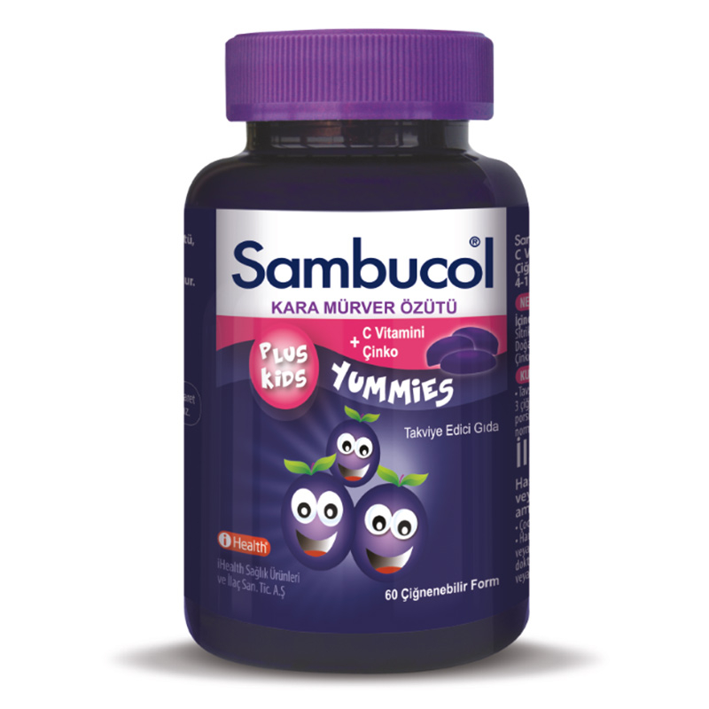 Sambucol Plus Kids Yummies 60 Çiğneme Tableti - 2