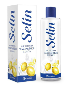 Selin Nemlendiricili PVC Limon Kolonya 400 ml - SELİN