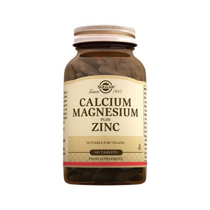 Solgar Calcium Magnesium Plus Zinc 100 Tablet - 2