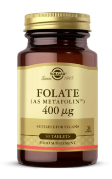 Solgar Folate 400 mg 50 Tablet - Solgar
