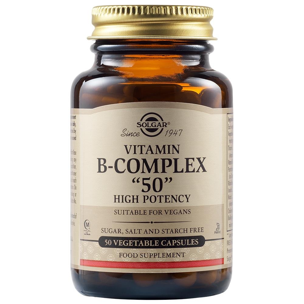 Solgar Vitamin B Complex 50 mg 50 Kapsül - 1