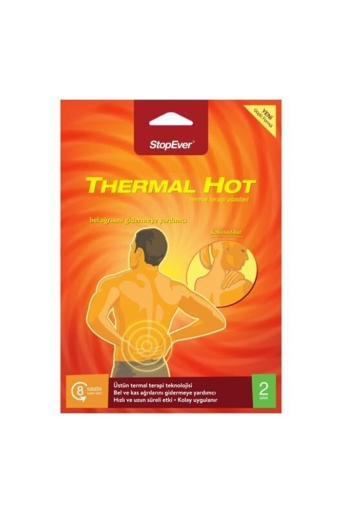 StopEver Thermal Hot Sıcak Terapi Flasteri 2'li - 1