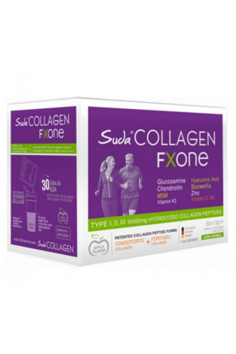 Suda Collagen Fxone Apple 13 gr x 30 Saşe - Suda Collagen