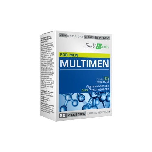 Suda Vitamin Multimen For Men Multivitamin 60 Bitkisel Kapsül - 1