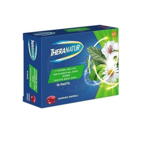 Theranatur Ahududu Aromalı 16 Pastil - GSK