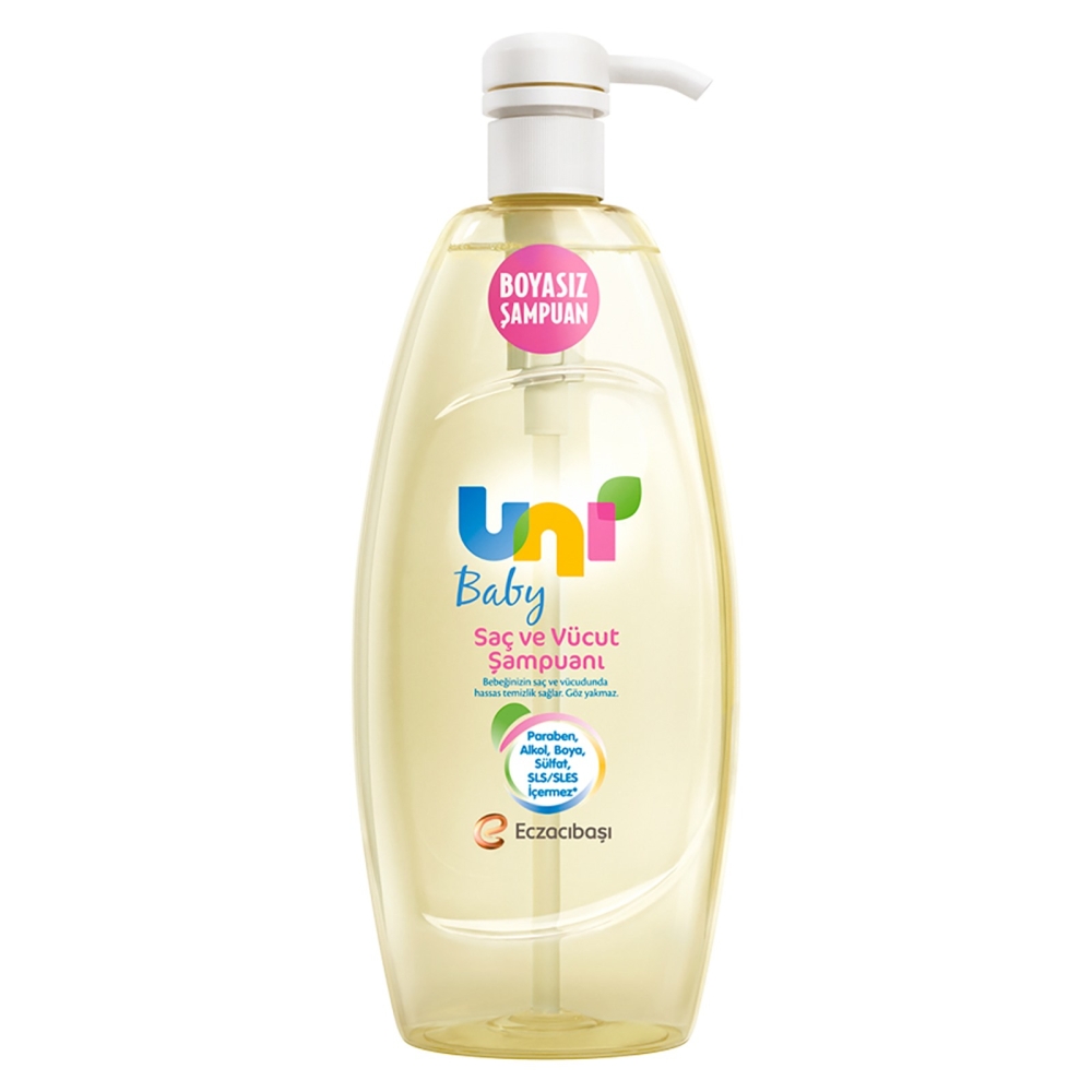 Uni Baby Boyasız Saç ve Vücut Şampuanı 700 ml - 1