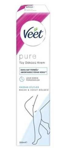 Veet Pure Tüy Dökücü Krem Hassas Ciltler İçin 200 ml - Veet