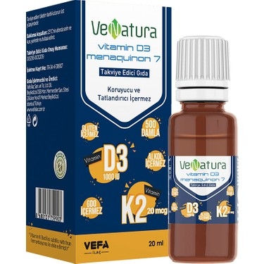 Venatura D3 K2 Damla 20 ml - 2