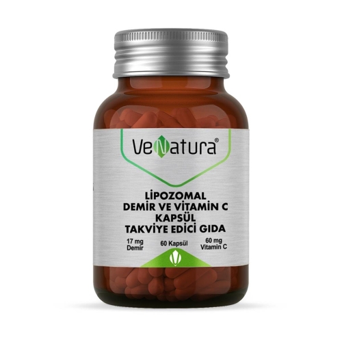 Venatura Lipozomal Demir ve Vitamin C 60 Kapsül - VEFA