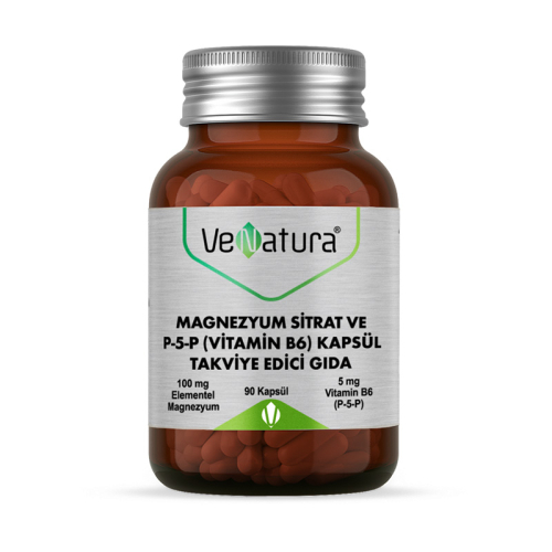 Venatura Magnezyum Sitrat ve P-5-P Vitamin B6 90 Kapsül - 2
