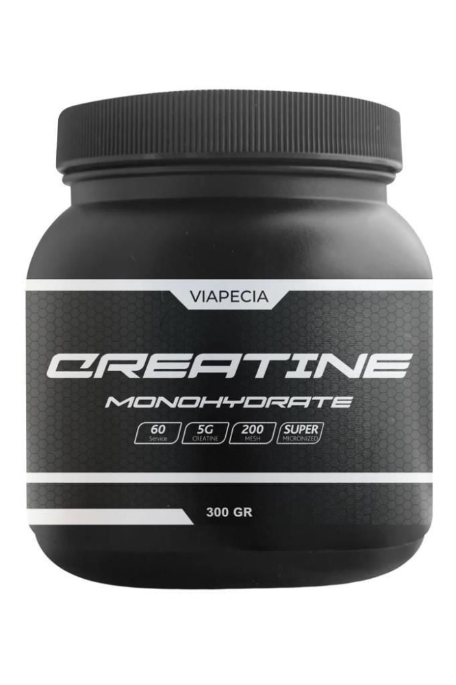 Viapecia Kreatin Monohidrat Aminoasit 300 gr 5000 mg 60 Servis + Viapecia Pro Menmax 90 Kapsül Hediye - 1