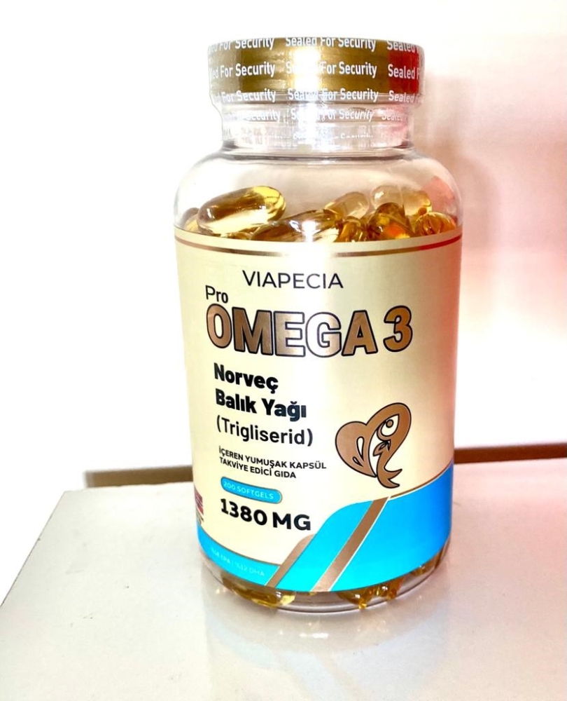 Viapecia Pro Omega 3 Soft Jel 200 Kapsül - 1
