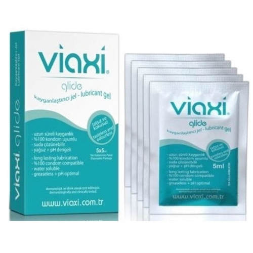 Viaxi Glide Kayganlaştırıcı Jel Sade 5 x 5 ml - Viaxi