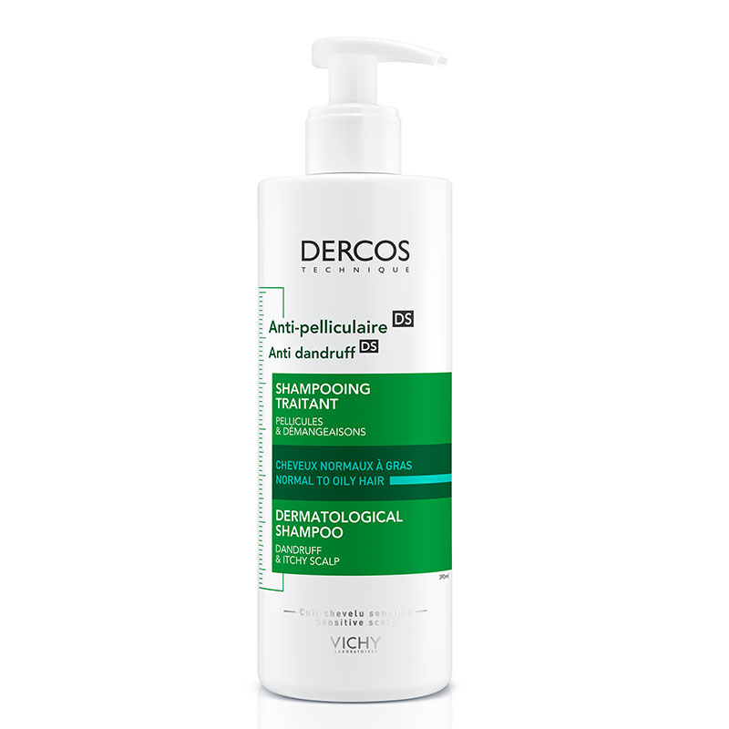 Vichy Dercos Anti-Pelliculaire Anti-Dandruff Kepek Karşıtı Şampuan 390 ml - Normal ve Yağlı Saçlar - 1
