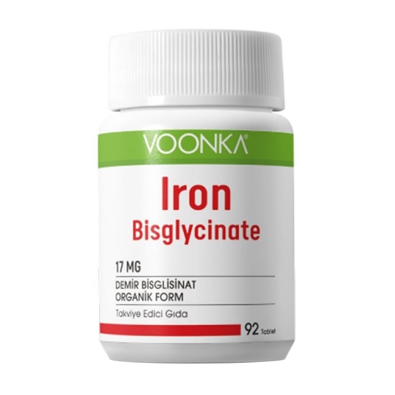 Voonka Iron Bisglycinate 92 Kapsül - 1