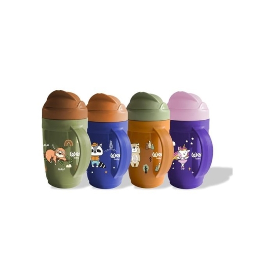 Wee Baby Kod:339 Friends Kulplu Pipetli Bardak 6+Ay 265 ml - 1