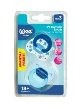 Wee Baby 439 Yalancı Emzik Damaklı No: 3 2'li - Wee Baby