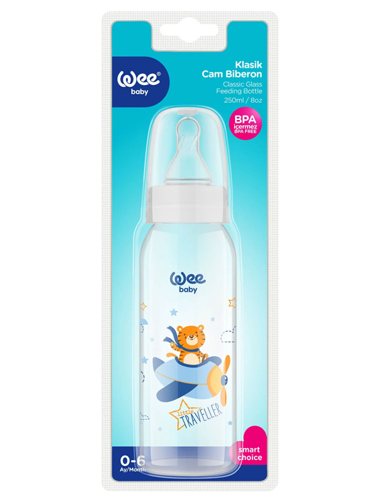 Wee Baby Cam Biberon 250 ml 876 Beyaz - 1