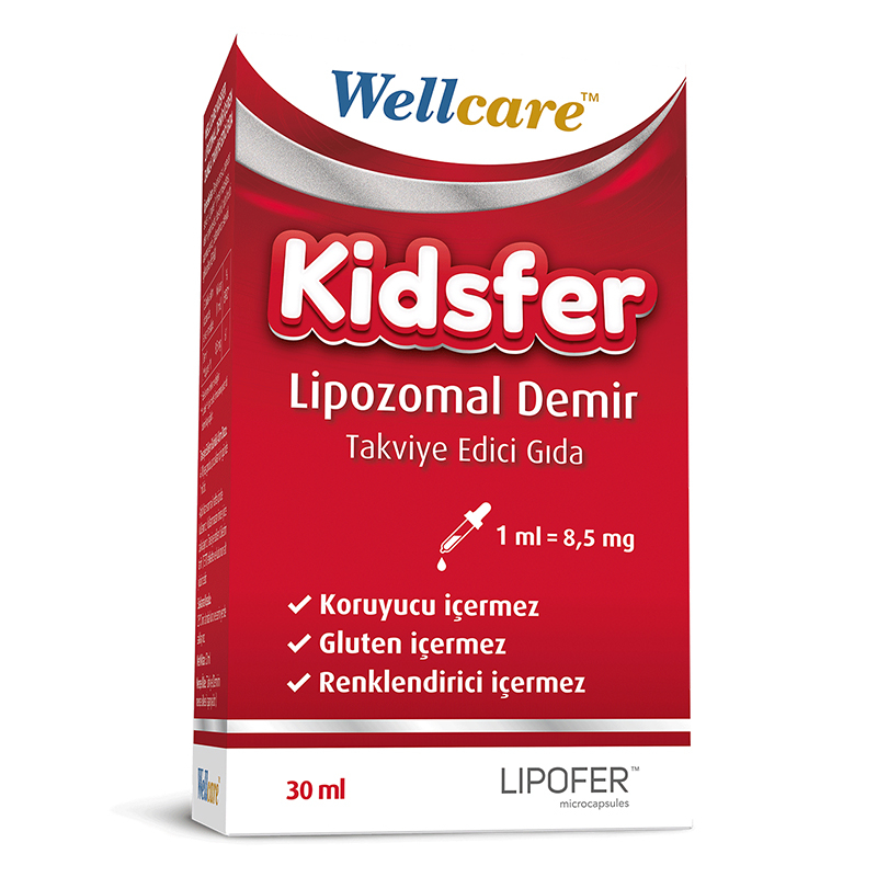 Wellcare Kidsfer Lipozomal Demir Damla 30 ml - 1