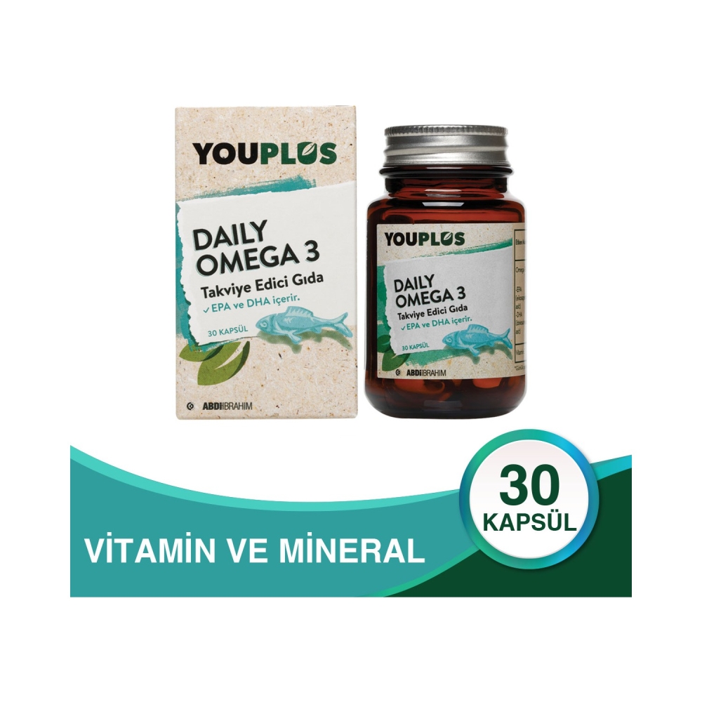Youplus Daily Omega-3 30 Kapsül - 1